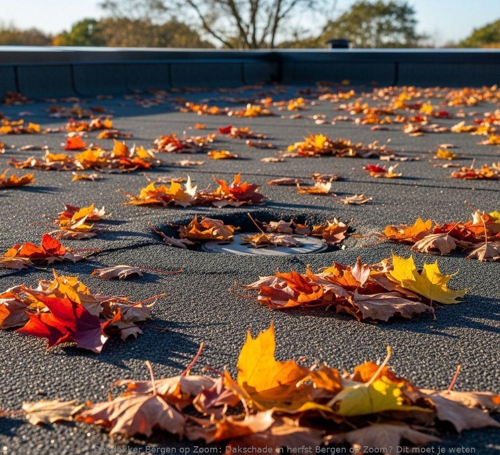 Dakschade In Herfst Bergen Op Zoom